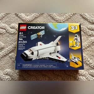 NWT 3in1 LEGO Creator - 31134 Space Shuttle Building Toy